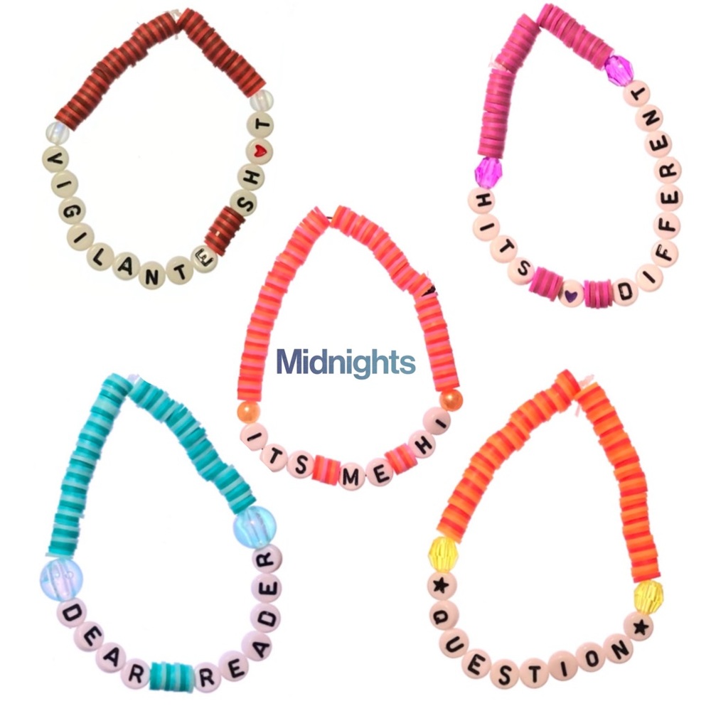 midnights bundle ~ taylor swift handmade bracelets